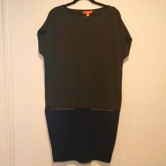 FREE with purchase JOE FRESH green zipper detailed shift - Picture 1 of 5